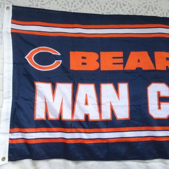 Chicago Bears Man Cave Banner 34X60 NWOT - Picture 2 of 3